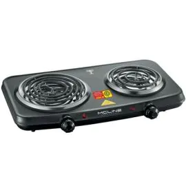 موقد مكلاين 2 عين 2500 واط كهرباء اسود MC-HP002