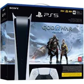 بلايستيشن 5  ديجيتال + قسيمة قود اوف وور PS5