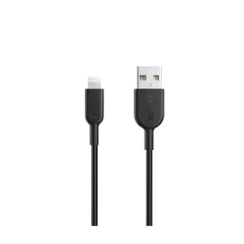 سلك شاحن انكر باورلاين الاصدار الثاني من USB الى ايفون بطول 90 سم اسود