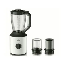خلاط براون 800 واط 2 لتر بلاستيك ابيض JB3123WH