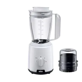 خلاط براون بلاستيك 1.5 لتر 600 واط ابيض JB1015WH