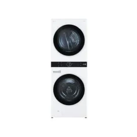 غسالة 21 ك ونشاف 16 ك LG WashTower امامية ابيض WK2116WHT
