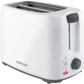 توستر سينكور 2 فتحه 750 واط ابيض STS 2606WH