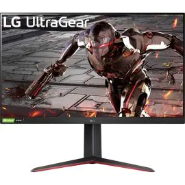 LG شاشة الألعاب ذات الدقة العالية الكاملة طراز UltraGear™‎ مقاس ﻿31.5 بوصة التي تتميز بمعدل تحديث يبلغ 165 هرتز وبميزة تقليل ضبابية الحركة بمقدار 1 مللي ثانية والمتوافقة مع تقنية NVIDIA® G-SYNC®‎