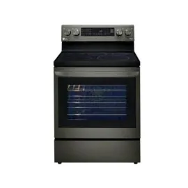 فرن كهربائي LG سمارت سعة 6.3 قدم مكعب مزود بتقنية ®True Convection InstaView والقلي الصحي LREL6325D
