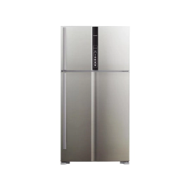 ثلاجة هيتاشي بابين 21.2 قدم فضي بلاتيني R-V805PS1KV BSL