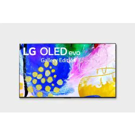 تلفاز LG OLED مقاس 77 بوصة من سلسلة G2، مع HDR (النطاق الديناميكي العالي) السينمائي بدقة 4K تصميم Gallery Design والمزوّد بإمكانية تعتيم البكسل بتقنية AI ThinQ للتلفزيون الذكي بنظام التشغيل WebOS, OLED77G26LA