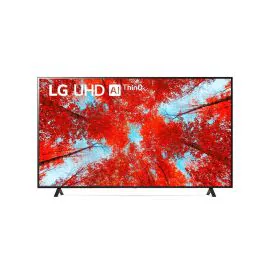 تلفزيون فائق الوضوح (UHD) من إل جي بدقة 4K مقاس 86 بوصة من السلسلة UQ9000، مع HDR (النطاق الديناميكي العالي) السينمائي لتصميمات شاشة السينما وتقنية AI ThinQ للتلفزيون الذكي بنظام التشغيل WebOS,86UQ90006LC