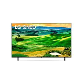 تلفزيون LED بتقنية ألوان Quantum Dot NanoCell Color بدقة 4K الحقيقية من إل جي مقاس 55 بوصة من السلسلة QNED80، مع HDR (النطاق الديناميكي العالي) السينمائي 4K لتصميمات شاشة السينما والمزوّد  بتقنية AI ThinQ للتلفزيون الذكي, 55QNED806QA