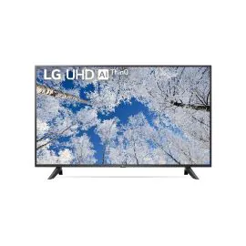 تلفزيون فائق الوضوح (UHD) من إل جي بدقة 4K مقاس 55 بوصة من السلسلة UQ7000، مع HDR (النطاق الديناميكي العالي) النشط 4K وتقنية ThinQ AIللتلفزيون الذكي بنظام التشغيل webOS, 55UQ70006LB