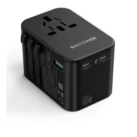 راف باور‎‎ ‎RP‎-‎PC1034‎‎ ‎65‎W ‎3‎‎-‎Port Travel Charger‎ ‎محول طاقة 