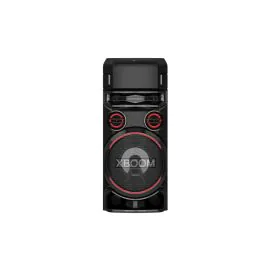 LG XBOOM RN7 ، مكبر صوت 2 بوصة × 2 ، متوسط 3 بوصات × 2 ، مكبر صوت 8 بوصة ، تعزيز جهير فائق ، انفجار جهير مزدوج ، ستروب للحفلات ، تطبيق دي جي ولوحة دي جي ، كاريوكي ستار والتحكم الصوتي ، مدخل جيتار