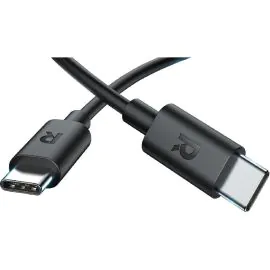  راف باور , كابل Type-C إلى Type-C , أسود  