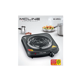 موقد مكلاين 1 عين 1500 واط كهرباء اسود MC-HP001