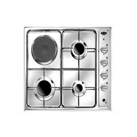 سطح تيرم 58 سم 3 غاز 1 كهرباء استيل إيطالي TRMBH60ENG1E