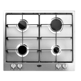 سطح تيرم 62 سم 4 عيون غاز استيل إيطالي إينامل TRMBH60ENG