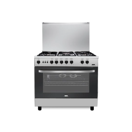 فرن هام 5 عيون غاز 55*80 استيل أمان كامل HM80GF-20